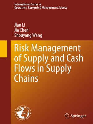 cover image of Risk Management of Supply and Cash Flows in Supply Chains